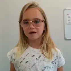Vision Therapy helped Taylor