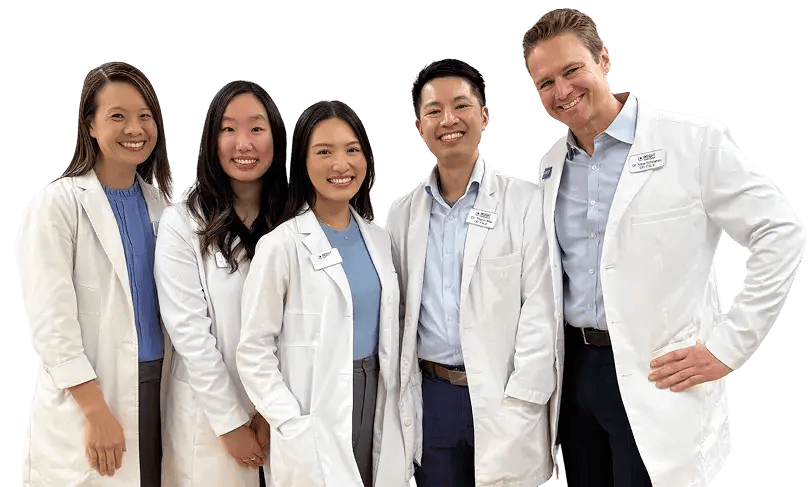 Insight Vision Center Optometry care team with patients
